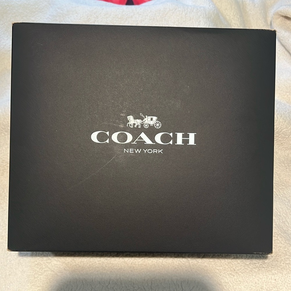 Black COACH box only: size 1’ x 10.5” x 4.5”